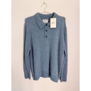 NNO7 Lee 6598 Long Sleeve Merino Wool
Blend Polo Old Money Sweater Size XXL NWT
